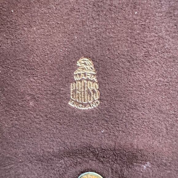 Mark Cross England Vintage Suede Jewelry Roll Travel Organizer Pouch Brown - Picture 5 of 12